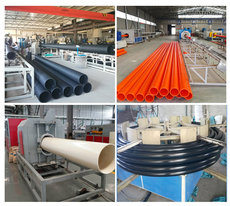 Sichuan UPVC hard polyvinyl chloride double wall corrugated pipe DN250 315 PVC-u corrugated pipe manufacturer