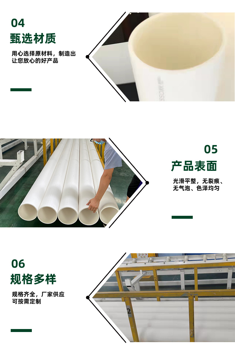 Liansu HDPE Siphon Same Layer Drainage PE Rainwater Pipe S12.5 dn110 * 4.2 Siphon Same Layer Drainage Pipe