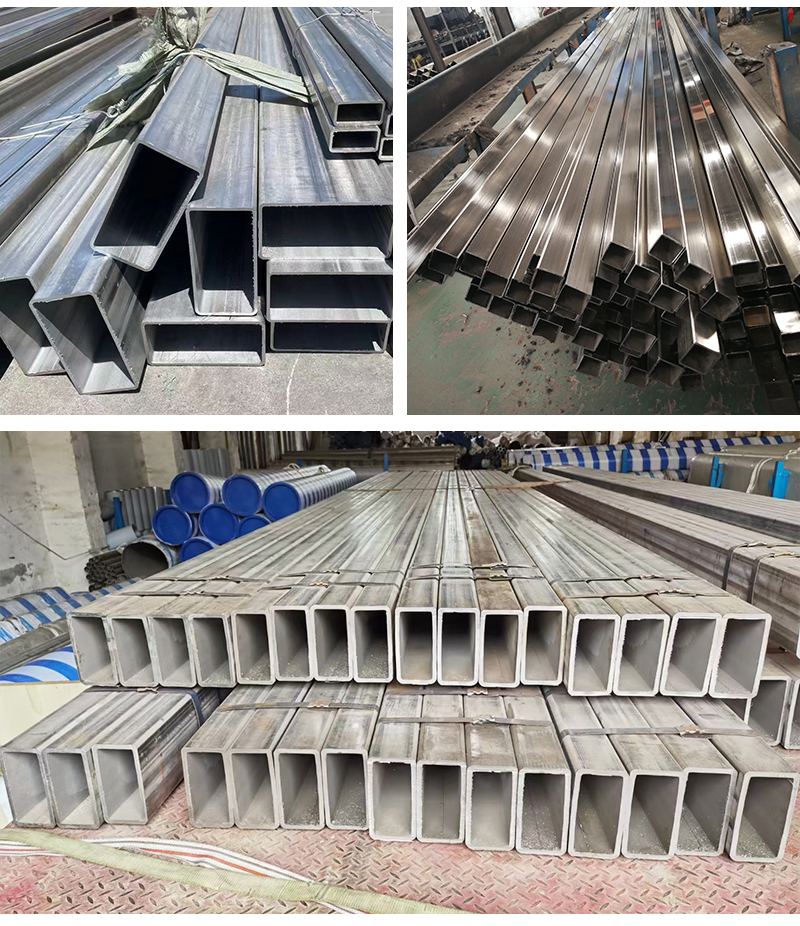 Spot 304 stainless steel products square tube manufacturer 316l bright surface square tube stainless steel rectangular tube processing