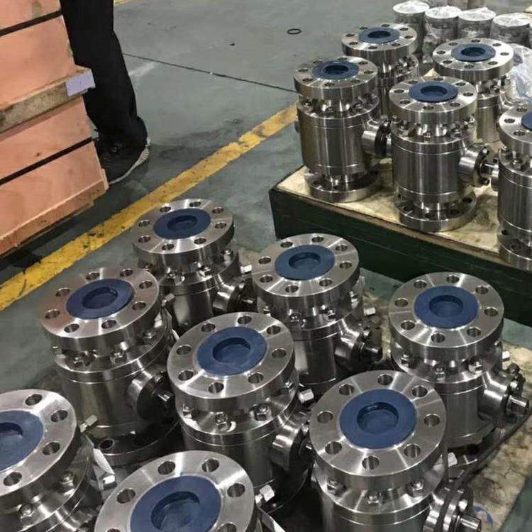 户工 三段式球阀 Q41F DN15 三片式法兰球阀 不锈钢材质 手动 高平台