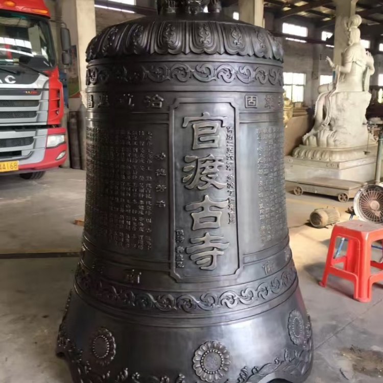 厂家直供寺院纯铜钟景区铸铁钟 专业定做青铜钟警钟吉祥铜钟