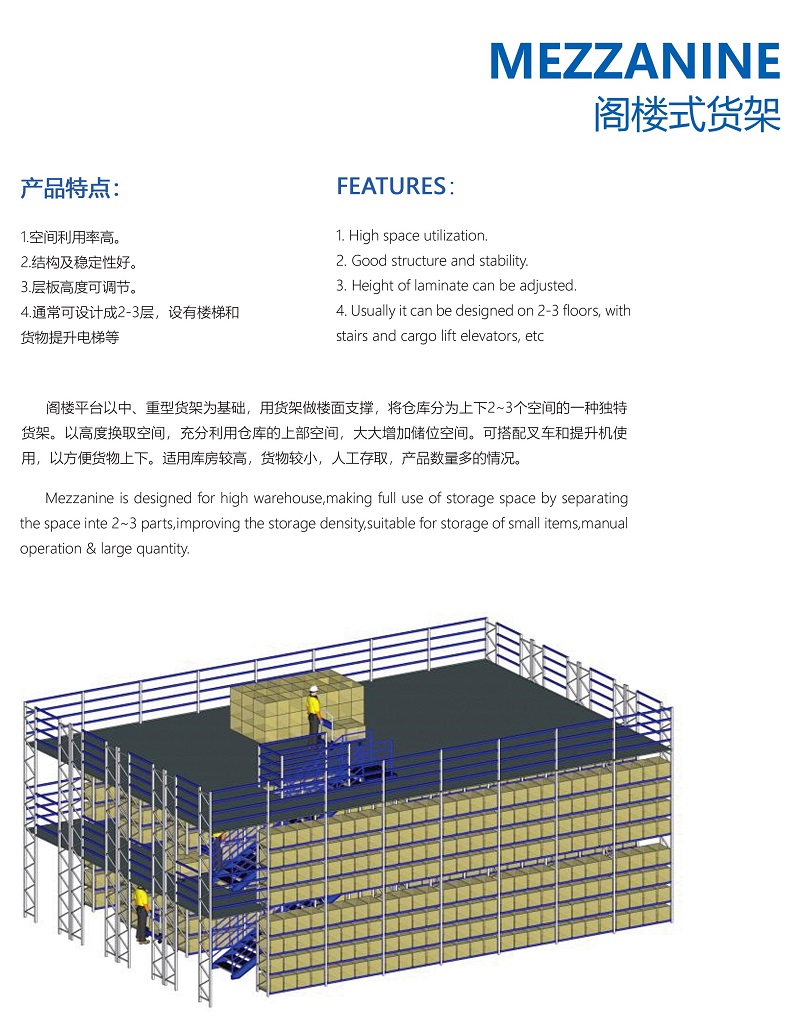 Customization of Removable Attic Shelf Platform Combined Heavy Duty Large Storage Shelf