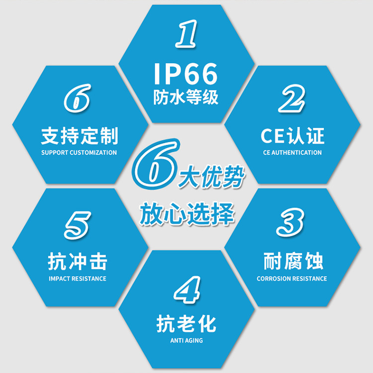 Metal terminal junction box, three position junction box, sealed box for mining low-voltage cable, stable performance