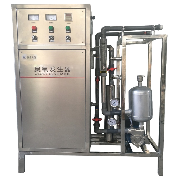 Ozone water machine and ozone water generator to remove pesticide residues