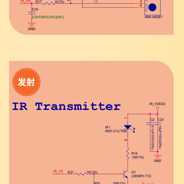 Lexin agent ESP32-C3-LCDkit ESP32 mini development board with infrared emission and reception module