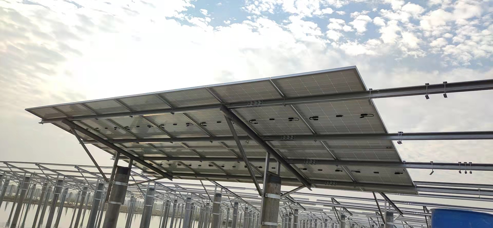 Shenlong Bayer Technology Park, a company specializing in home solar photovoltaic power generation with d-shaped steel beams