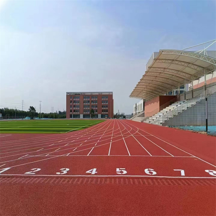 Black particle base breathable plastic track, school playground, football field, artificial lawn, crown A sports