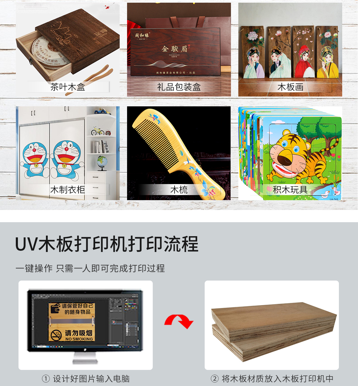 3D flat wood UV printer KT board home decoration building materials flat printer wins the lottery