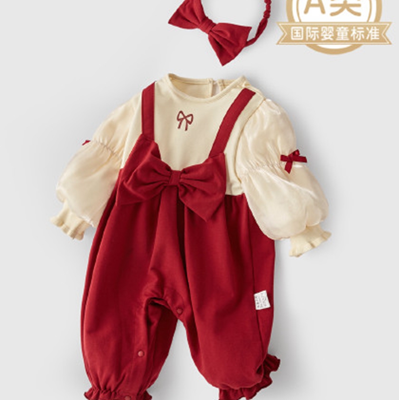 Yila La Mao En Mao Ai Autumn New Baby Cotton Climbing Clothes Manufacturer's First Hand Supply Spot Wholesale