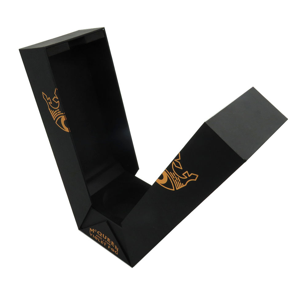 Double opening wine packaging box, high-quality high-end wine gift box, brand gilded logo, craft wine gift box