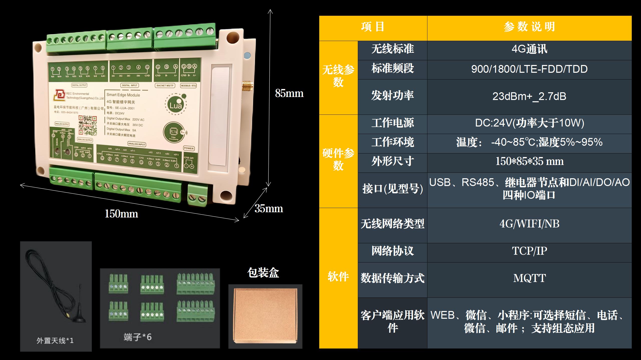 Yingdian Data Acquisition Gateway PLC Internet of Things edge computing Industrial Automation Multi port Interface