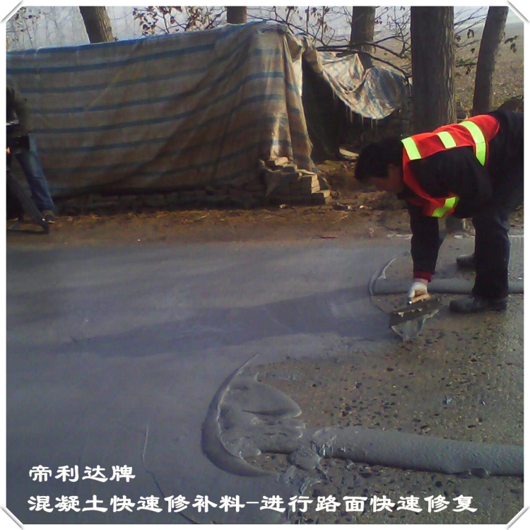 Quick repair material for bridge Expansion joint Filling material for concrete pavement potholes Early strength and more durable Delida