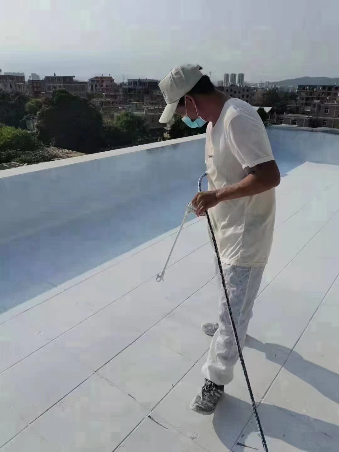 Roof cooling, NIBOS anti radiation insulation coating, acid and alkali resistant, mold resistant, anti-corrosion, waterproof and moisture-proof