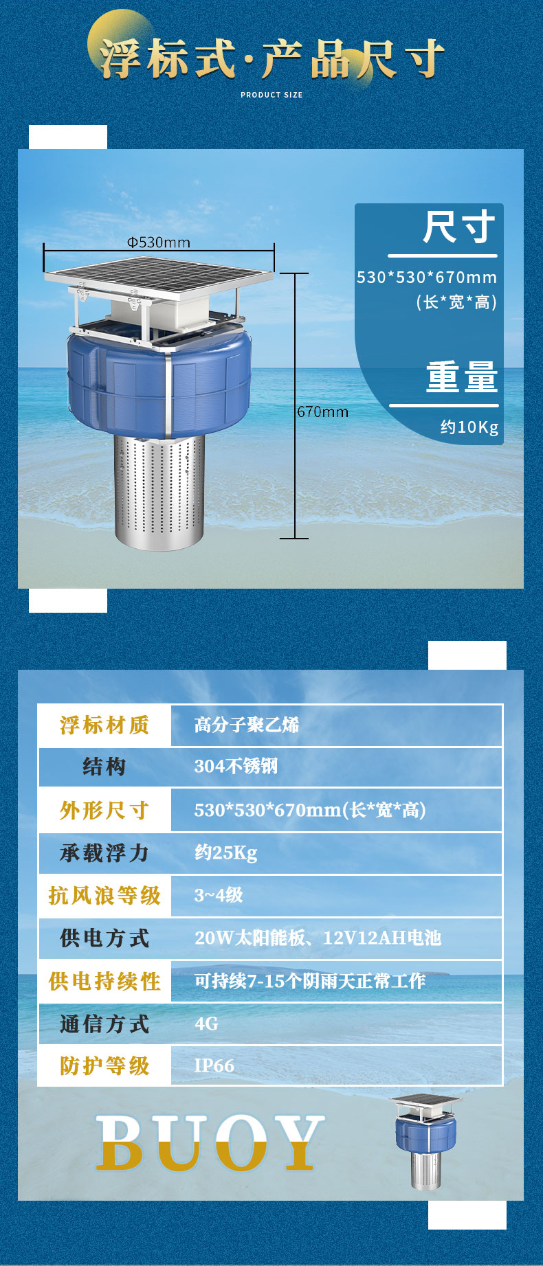 Manufacturer of ORP ammonia nitrogen dissolved oxygen detector PH water quality monitoring system for buoy micro water quality monitoring station