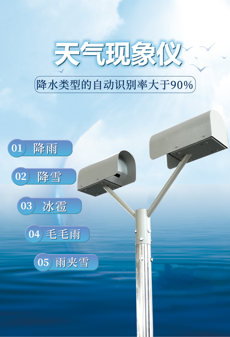 YWDP-2 Weather Phenomenon Instrument High Precision Rainfall Detection Equipment Laser Weather Phenomenon Visibility