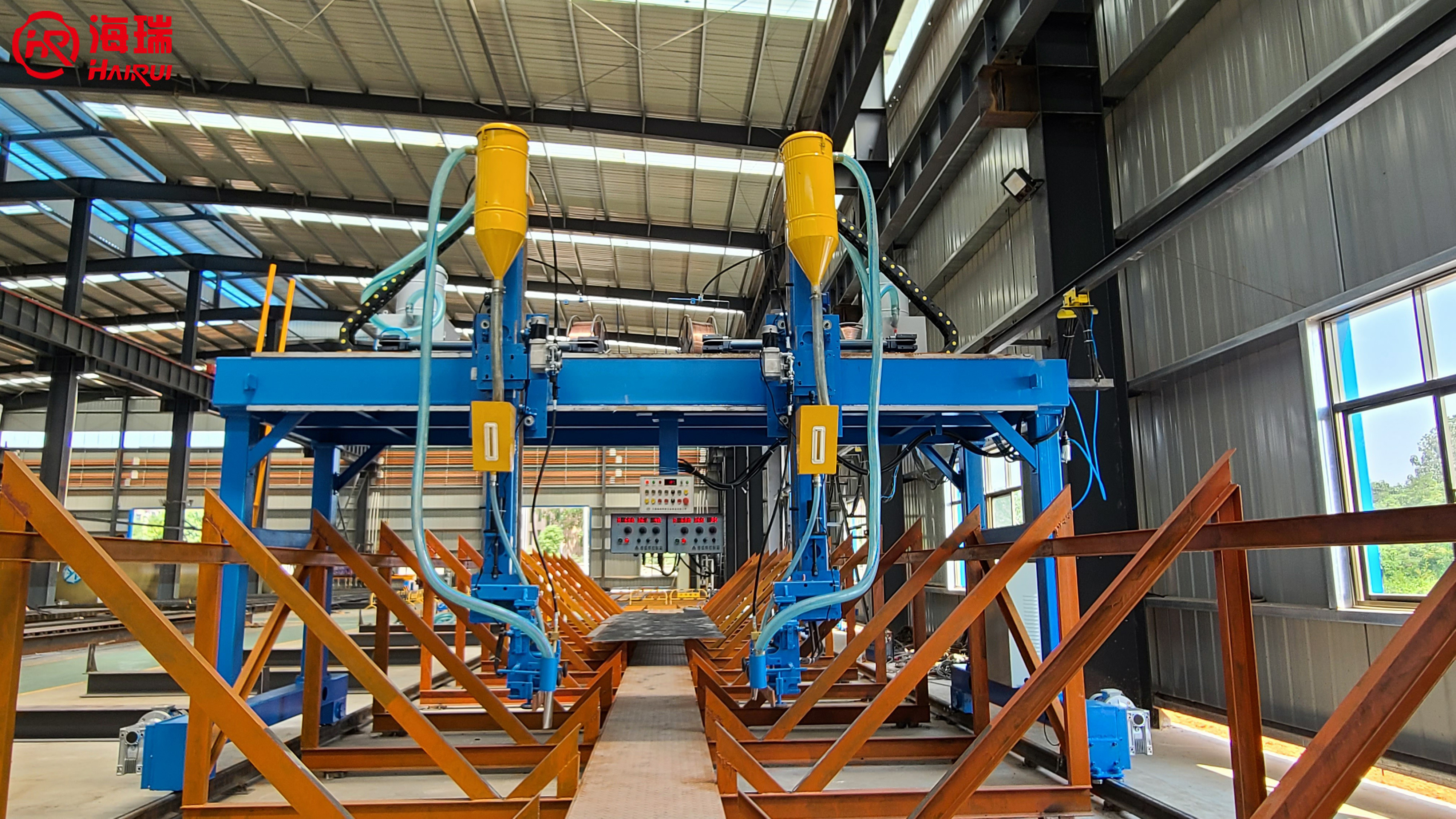 Hairui Welding and Cutting H-shaped Steel Gantry Welding Machine Efficient Welding of Steel Structure Single Arc Single Wire with Reliable Quality