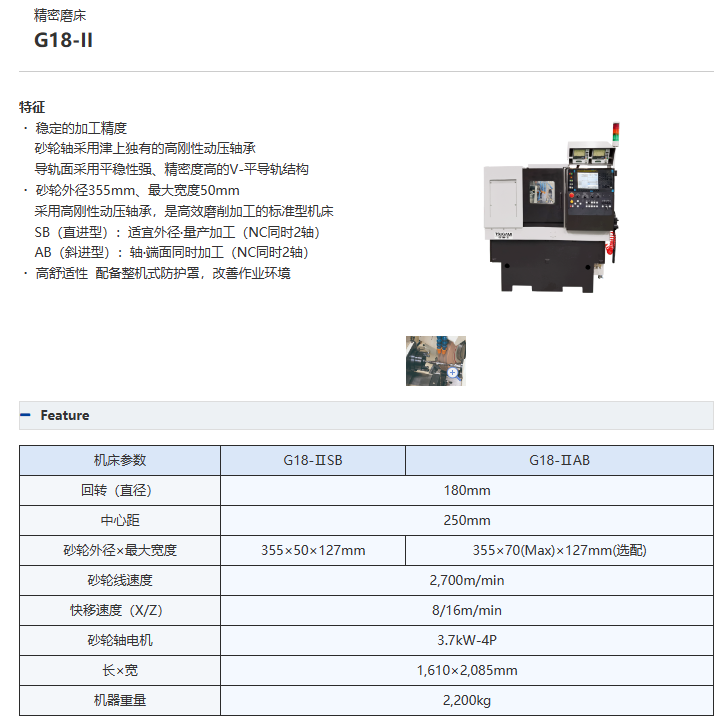 Jinshang Machine Tool CNC Precision Cylindrical Grinder High Precision Small Grinding Disc G18-II G300 G350