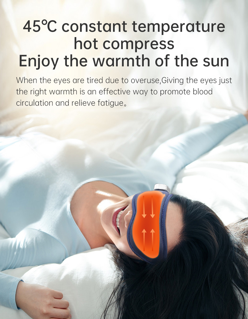 Eye care device, intelligent charging and vibration, intelligent eye massager, hot compress eye massager, cold and hot compress eye mask