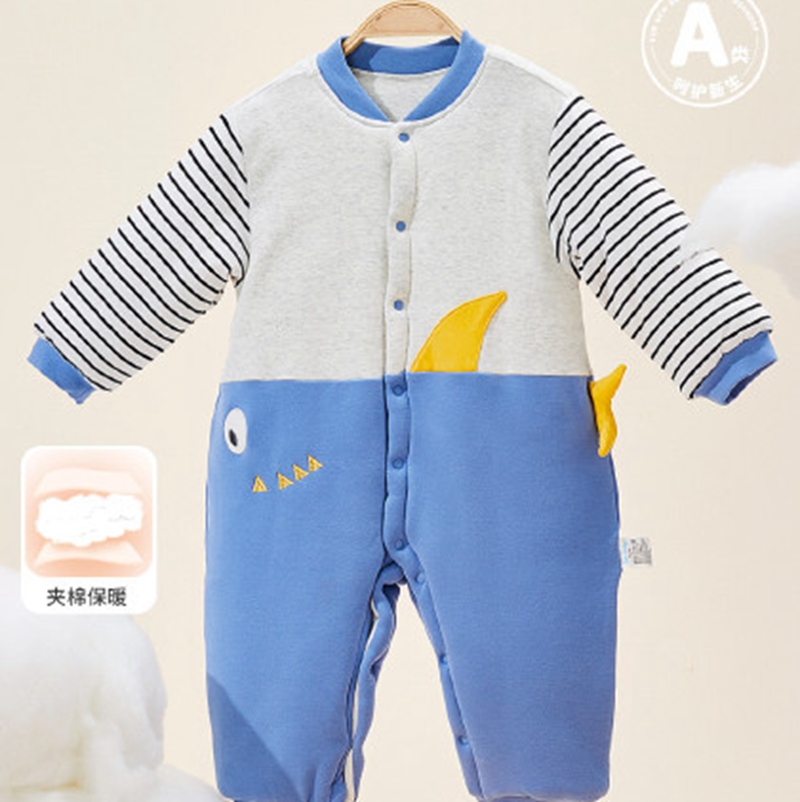 Tong Tai Climbing Suit Soda and Milk Baby Bodysuit Cotton Little Black and Tony Baby Climbing Suit Autumn Edition