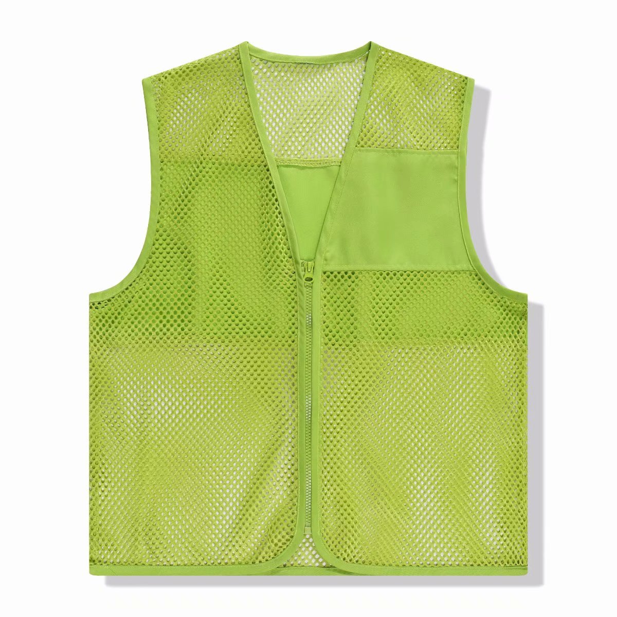 Advertising vest printed logo outdoor volunteer public welfare activities breathable mesh vest vest reflective strip advertising shirt