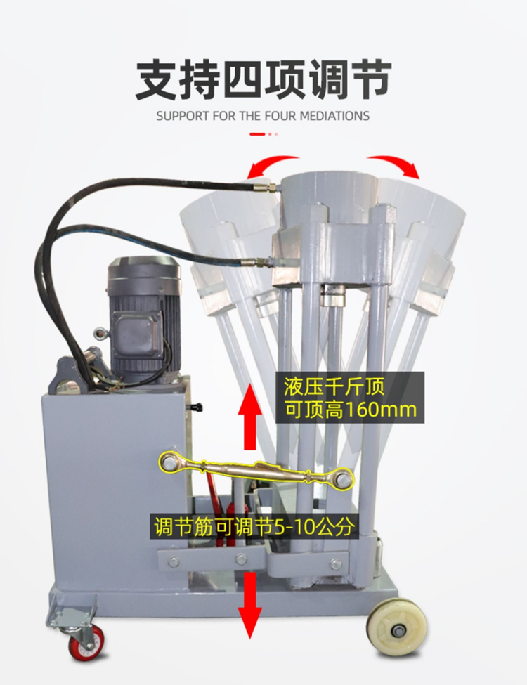 Accurate positioning of the electric hydraulic main and auxiliary shaft disassembly and assembly mechanical column disassembly and assembly machine