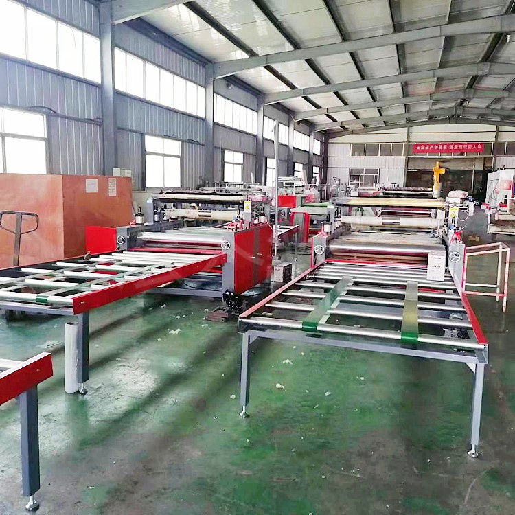 Hot adhesive film glass magnesium plate veneer machine Large plate flat pasting machine Large wood veneer Pouch laminator Automatic upper and lower plate