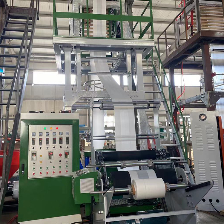 Tongzhuo Mechanical Three Layer Co extrusion Rotating Machine Head Blowing Film Unit Suitable for Continuous Rolling of Aquatic Bag Film