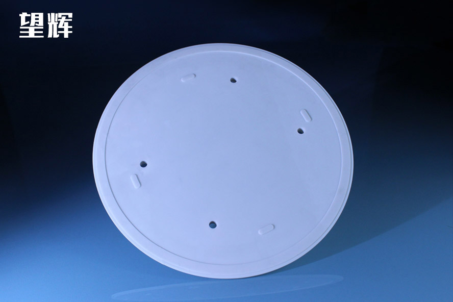 Customizable aluminum nitride ceramic parts ALN6 inch wafer tray insulation, environmental protection, and high temperature resistance