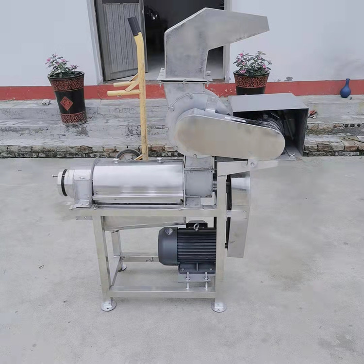 Spiral industrial juicer 0.5T double channel beater vertical fruit and vegetable press