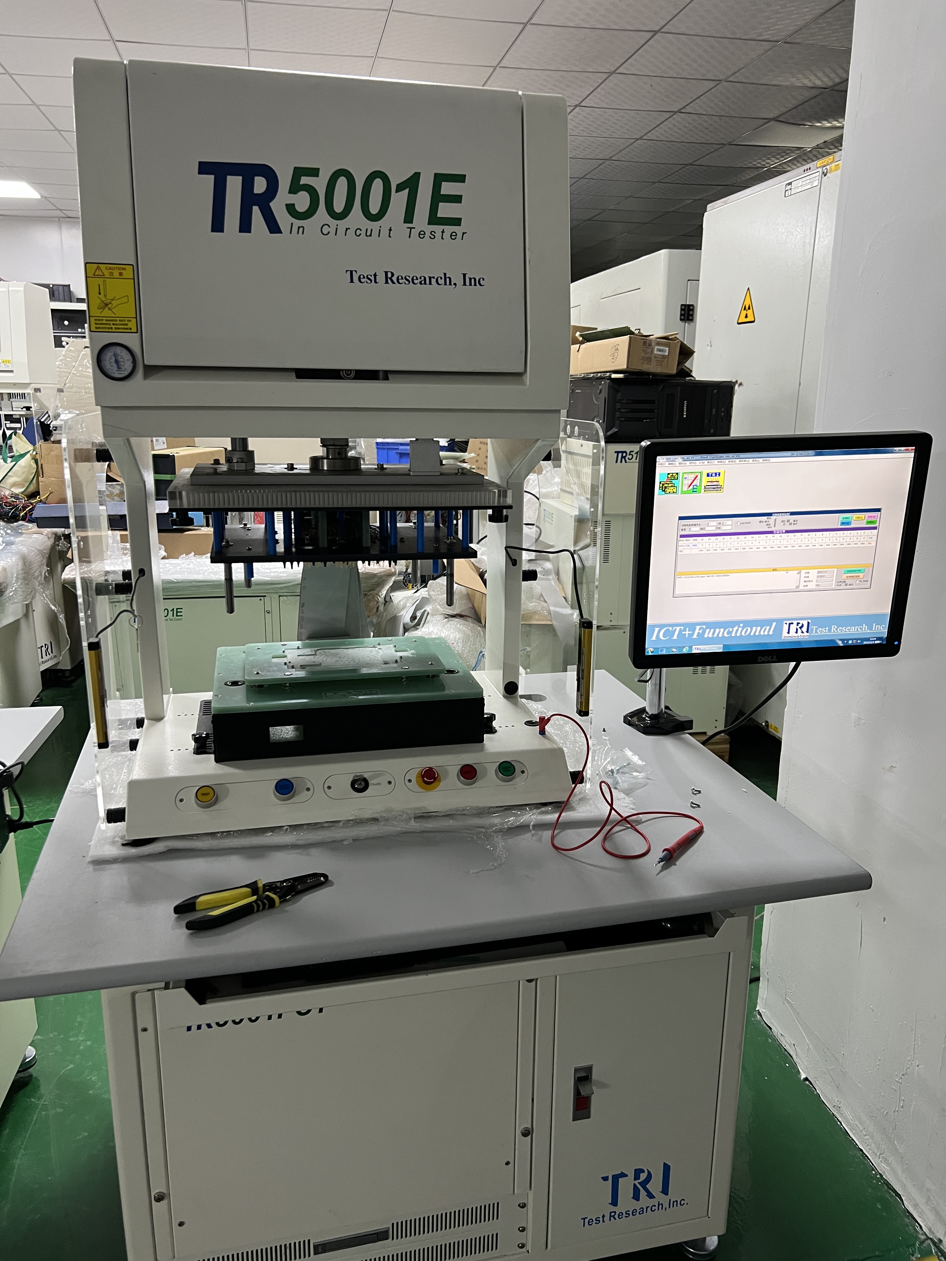 ICT online tester TRI518FE Deloitte dedicated SMT testing machine