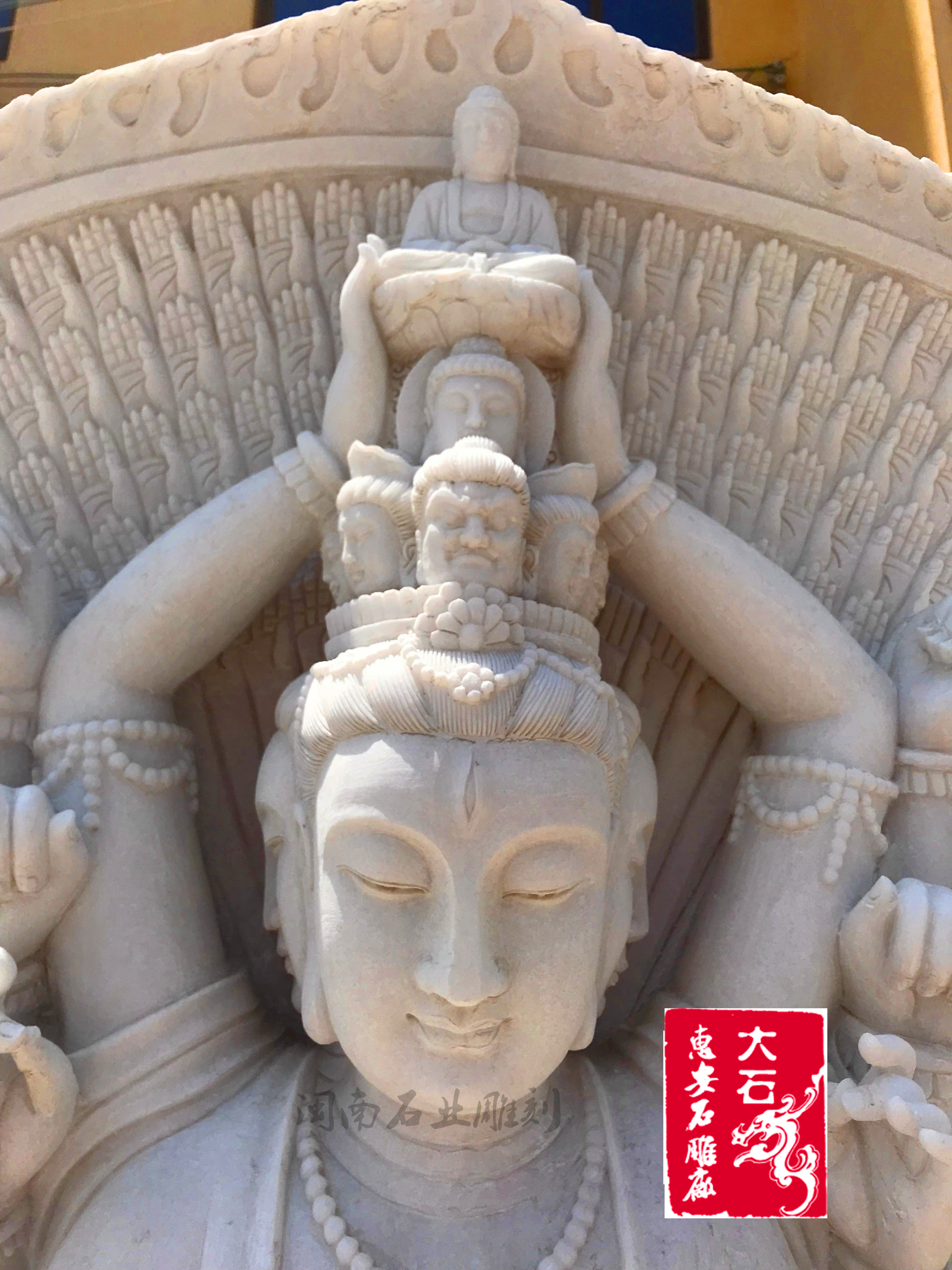 Sculpture of figures, modern Buddha statues, stone carvings, granite stone carvings, era carvings