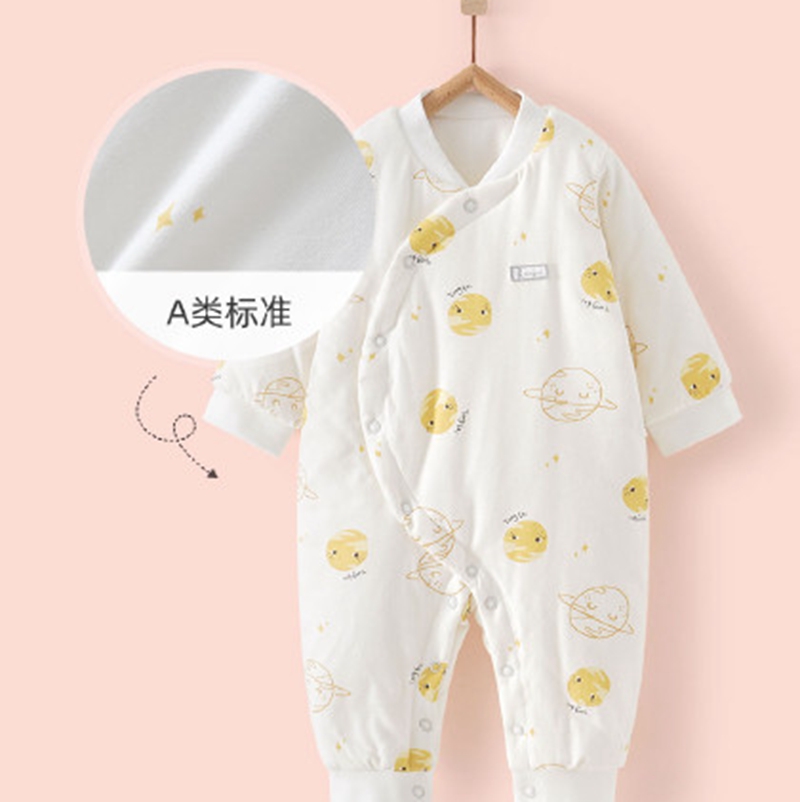 Tong Tai Climbing Suit Soda and Milk Baby Bodysuit Cotton Little Black and Tony Baby Climbing Suit Autumn Edition