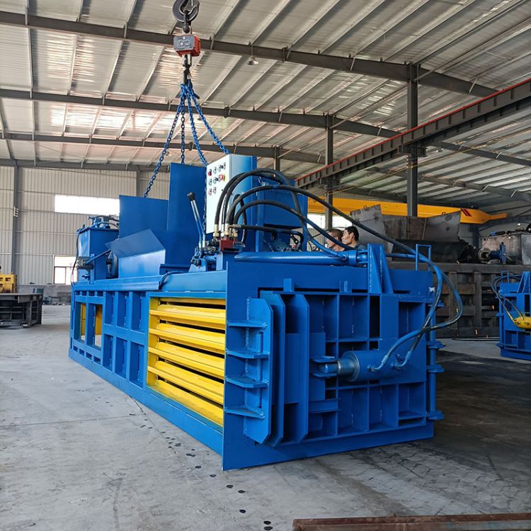 Fast packaging machine for clothing scraps, fully automatic waste crushing machine manufacturer, straw and straw bundling