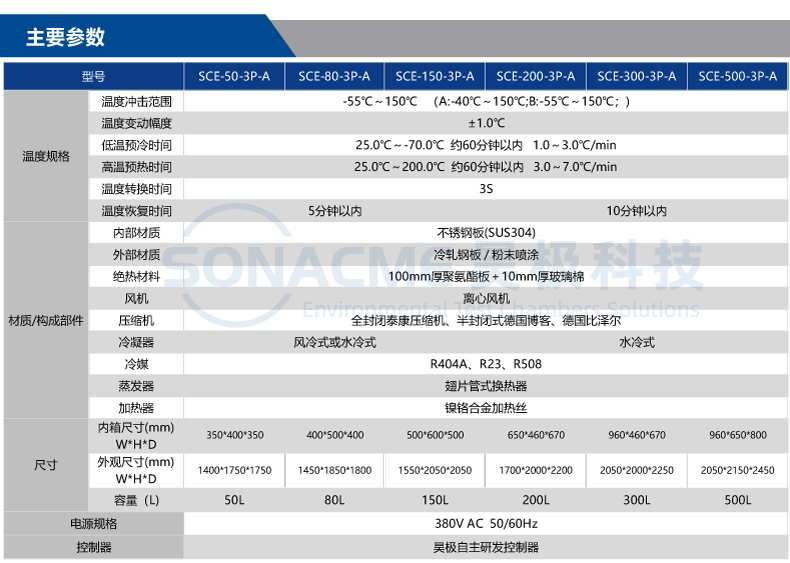 Temperature impact test chamber Three trough cold and hot impact test machine Three chamber high low temperature impact