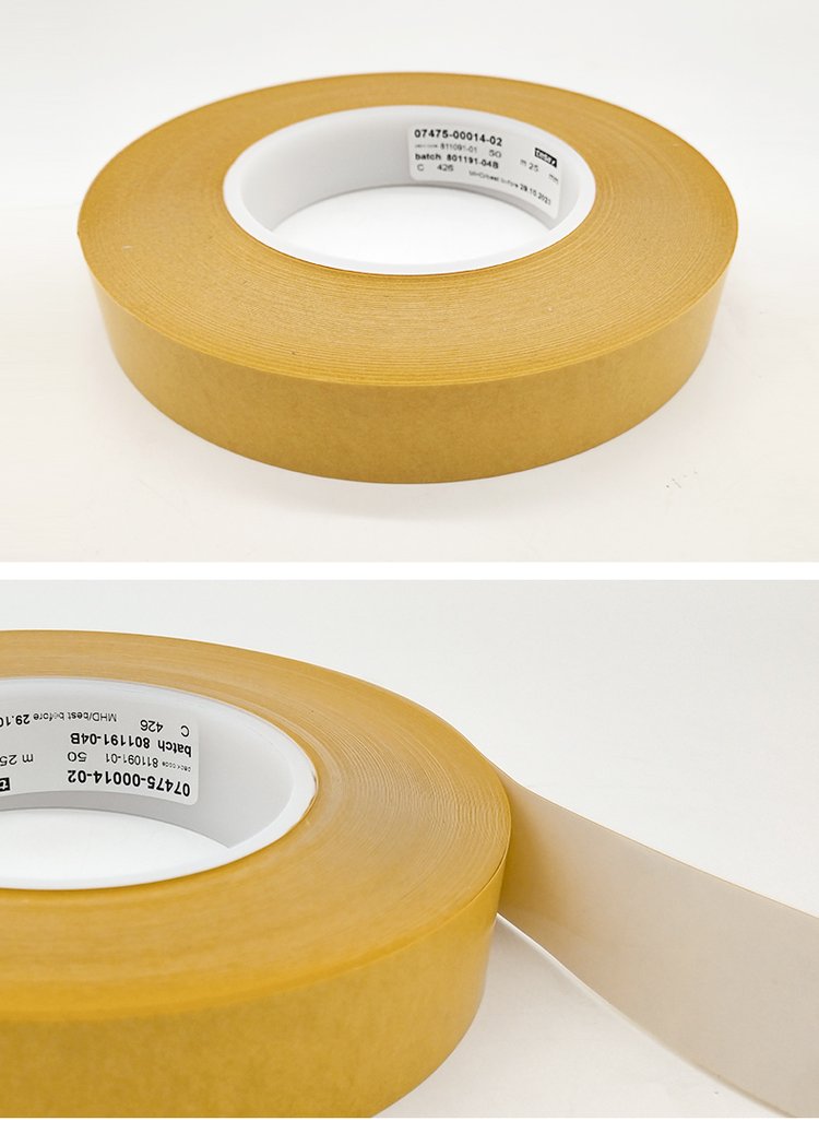 Tesa7475 Desa test tape, imported from Germany, release paper film, silicon coating, surface yellow adhesive tape