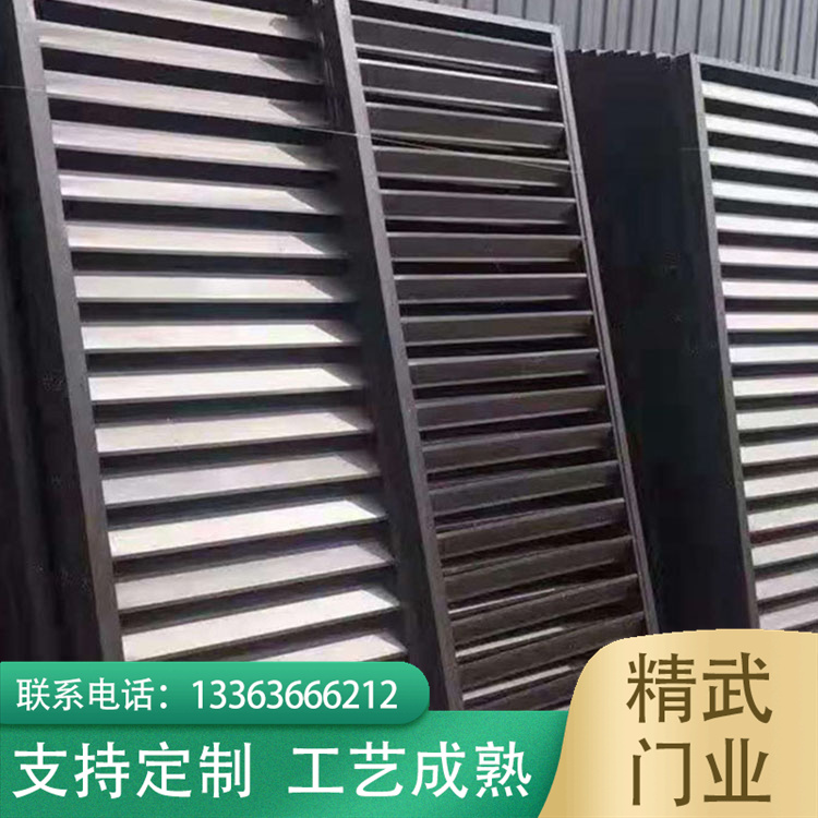 Ventilation and waterproof metal louvers production and sales, sold on demand, zinc steel louvers in residential areas