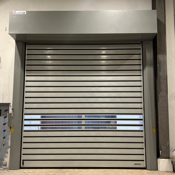 Closed environmental protection, pressure difference maintenance, gas film building, hard fast door, waste disposal site, turbine high-speed door