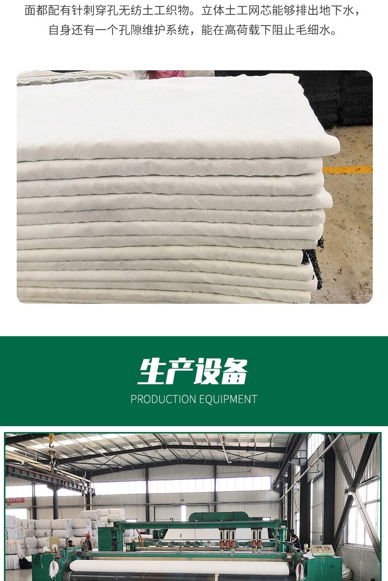 Xinying Plastic Geomat Factory Directly Supplied Highway Tunnel Drainage and Infiltration Drainage Sheet Material for Garbage Landfill