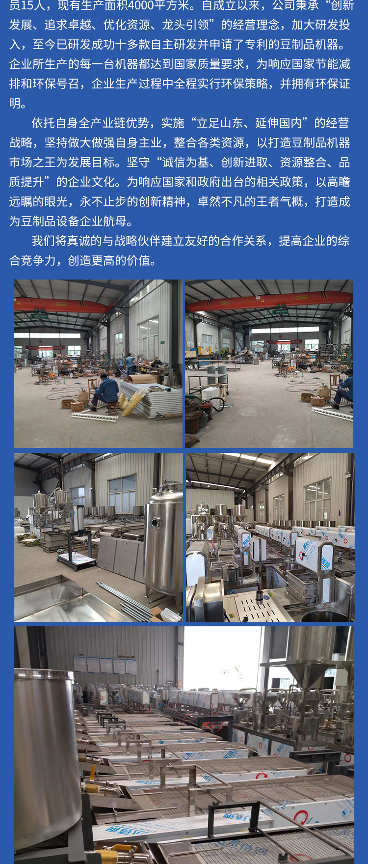 Manufacturer of imitation handmade tofu skin machine, large-scale fully automatic thousand sheet machine production line, bean product equipment