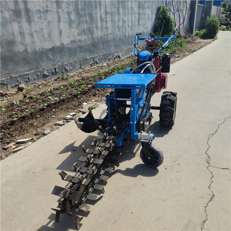 Small diesel grooving machine, Chengyu Engineering buried pipe trenching machine, single person operated trenching machine