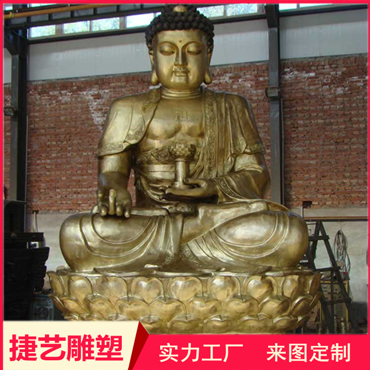 Large bronze Cintāmaṇicakra Buddha is not empty, silk Guanyin horse head Guanyin Zhunti Guanyin bronze Buddha customized