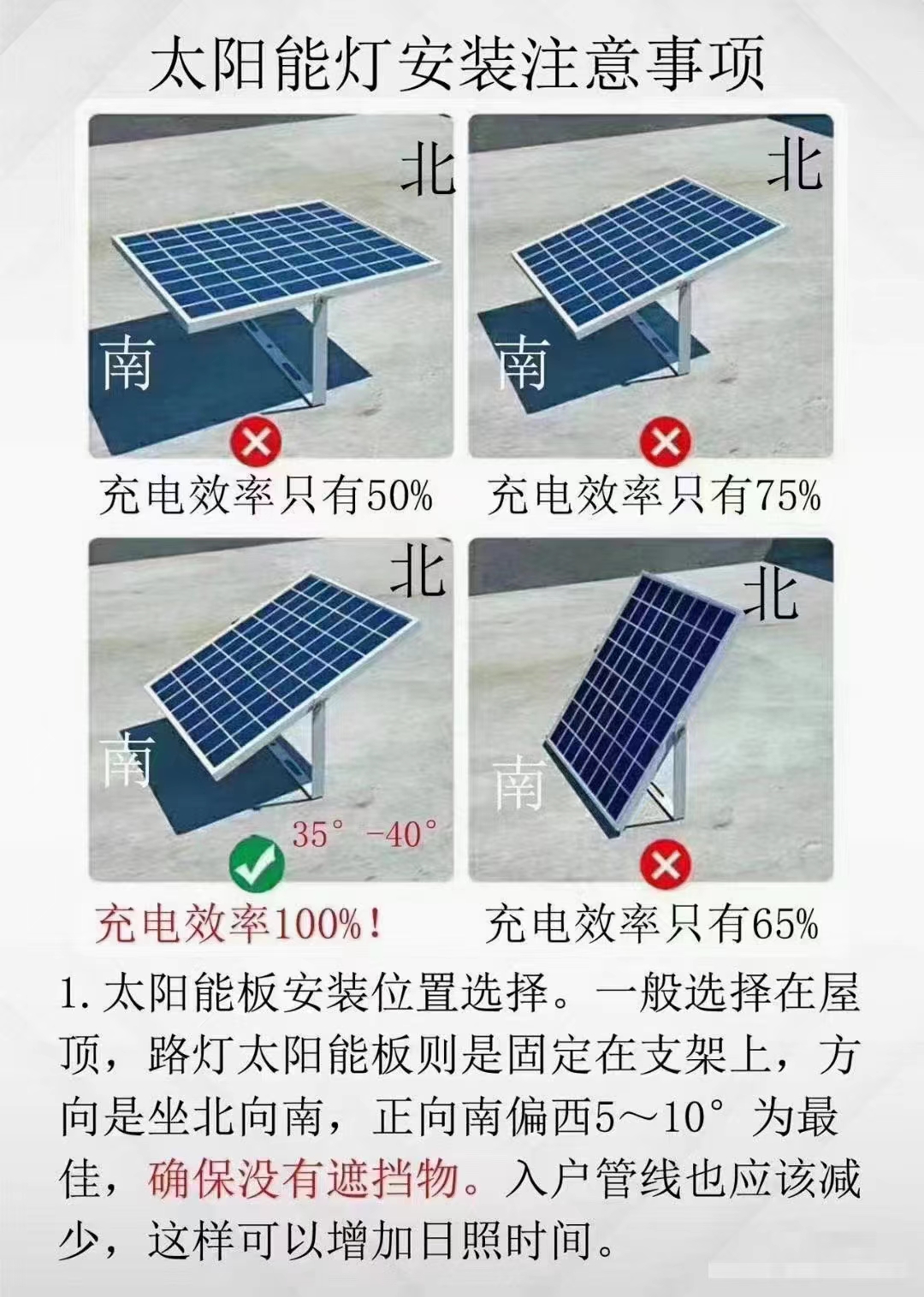 Jiuyi Time 6-meter 500w solar street lamp manufacturer does not power off for 365 days