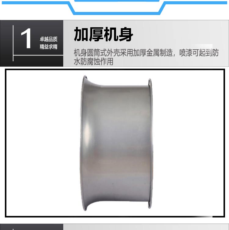 Jiuzhou fan low noise anti-corrosion warehouse continuous ventilation axial flow fan