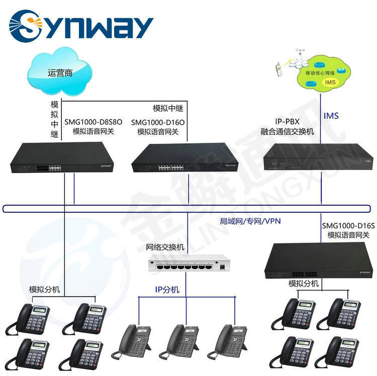 Sanhui SMG1000-D8S8O Analog Voice Gateway | Network Interruption, Power Failure, Escape | IAD Integrated Access Equipment