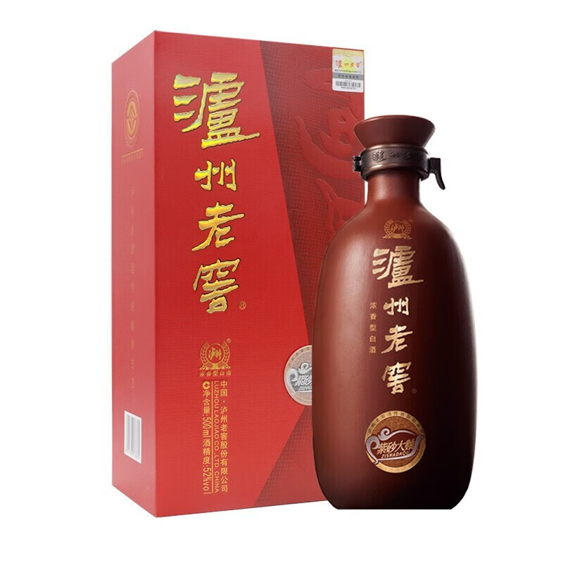 Luzhou Laojiao Zisha Daqu 500ml 52 ° Chongqing Business Reception Banquet Banquet Wine Wholesale