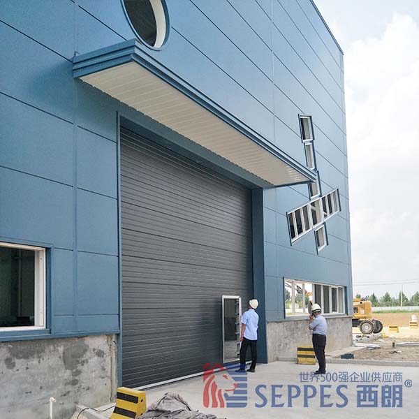 Electric vertical sliding door of Nanjing cold storage insulation and dust prevention warehouse