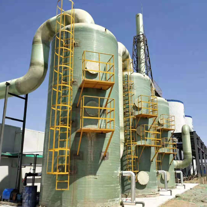 Production of fiberglass desulfurization tower, acid mist purification, spray washing tower, kiln, power plant flue gas desulfurization and denitrification tower