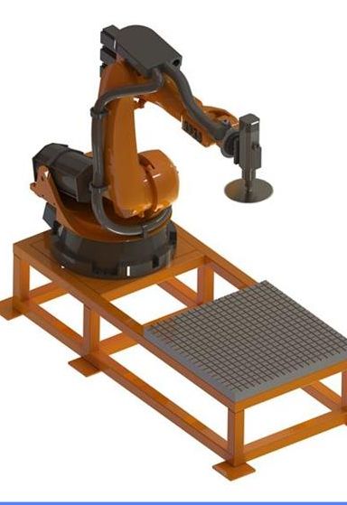 Light wood sawing robot Windmill light wood processing robot Woodworking robot