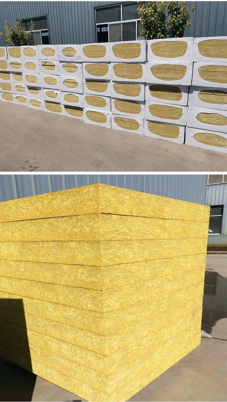 Partition wall sound-absorbing mineral wool board, 50 thick rock wool board, Class A fireproof material specifications can be customized