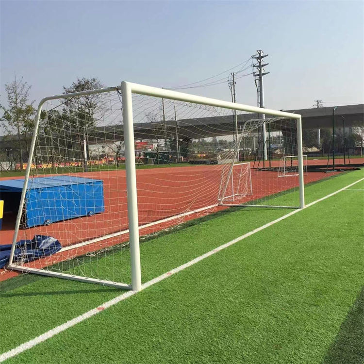 Customized mobile football frame with ball net for the football goal of the standard match of the Champions League A sports football field